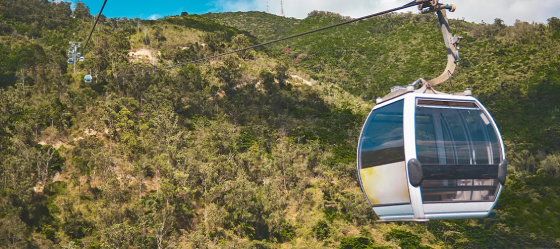 Teleférico em Caracas