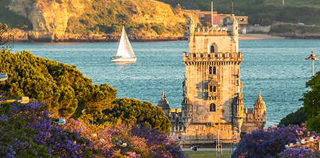 Clima ensolarado em Lisboa durante a primavera